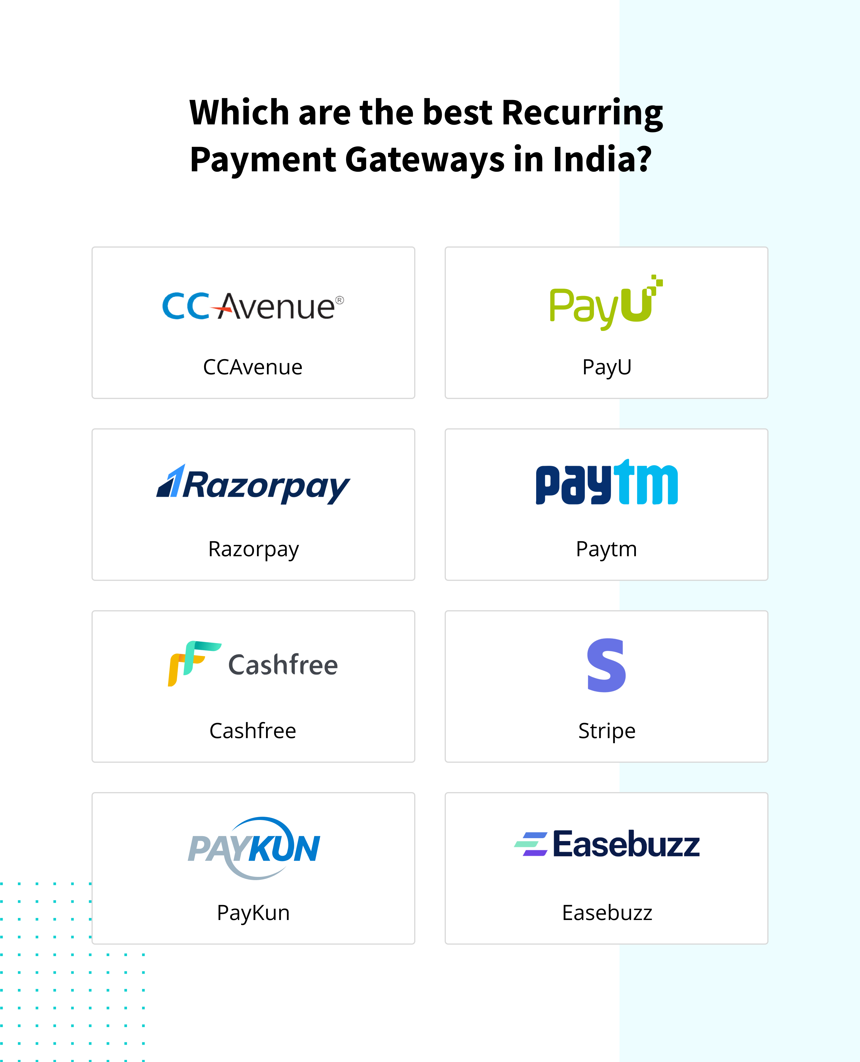 Top 8 Payment Gateways In India That Support Recurring Payments